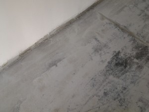 After floor preparation: Tile grout removal in Cedar Rapids, IA