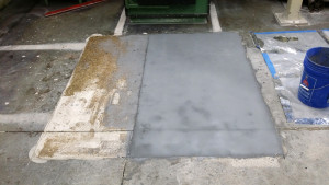 Application of Two Part Epoxy Floor Coating