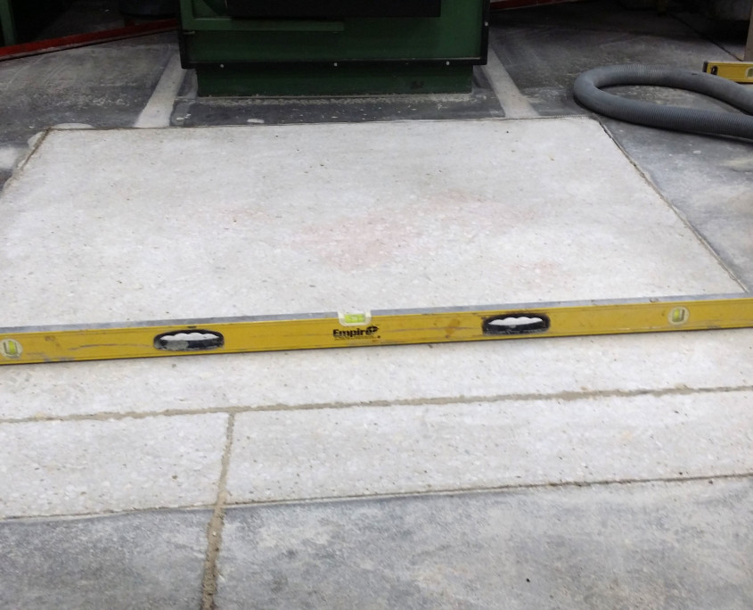 Two part epoxy floor coating installer Polishmaxx in Iowa/Illinois