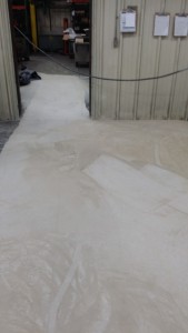 Post concrete milling process