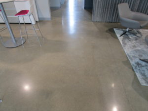 Polish Concrete at Amy Wienands Real Estate in Waterloo, Iowa